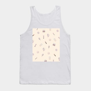 Cute naive simple Makeup patterns Tank Top